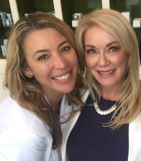 NP Joie Beck, left, who tells us how to get our best skin after 40.