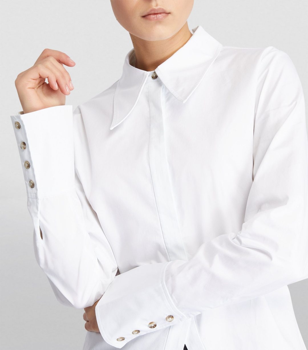 transition wardrobe classic staples white button-down shirt