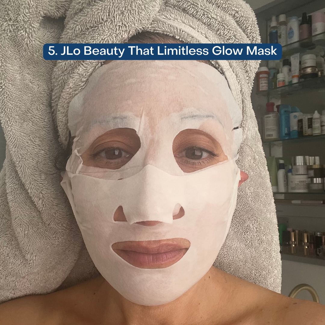 JLo beauty mask best masks for mature skin women over 40 sheet mask